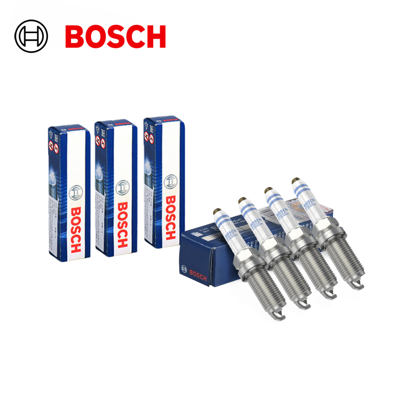 Bosch Spark Plug Platinum - Juego de 4 bujías de doble
