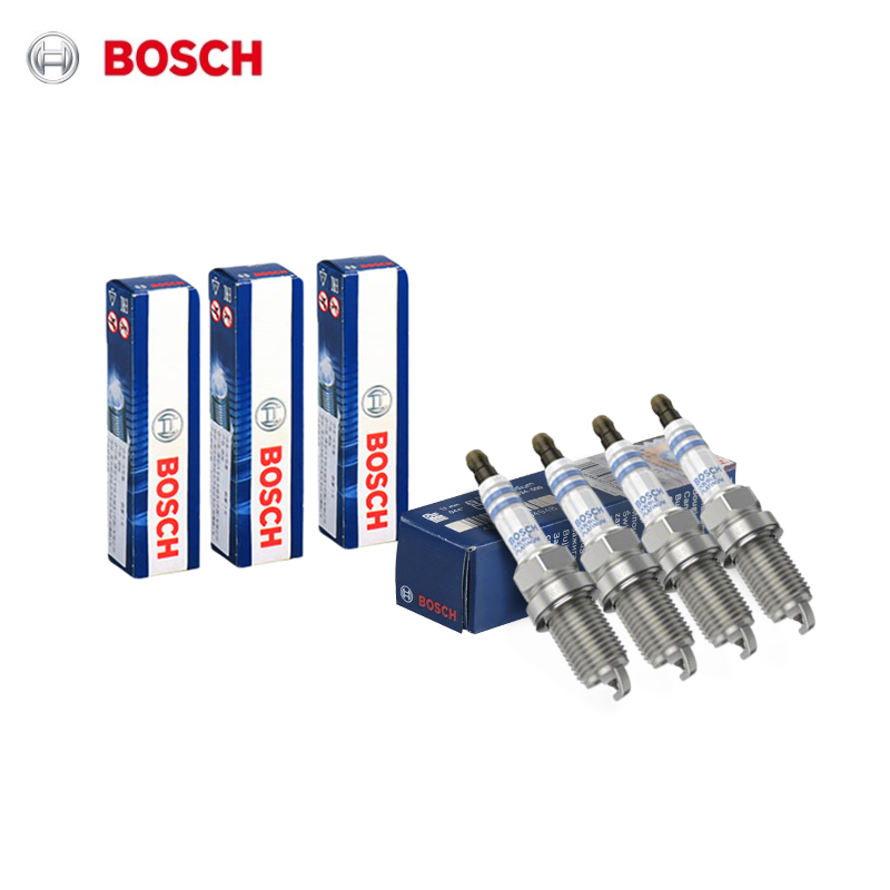 Bosch Spark Plug Platinum - 4 bujías de platino doble Bosch